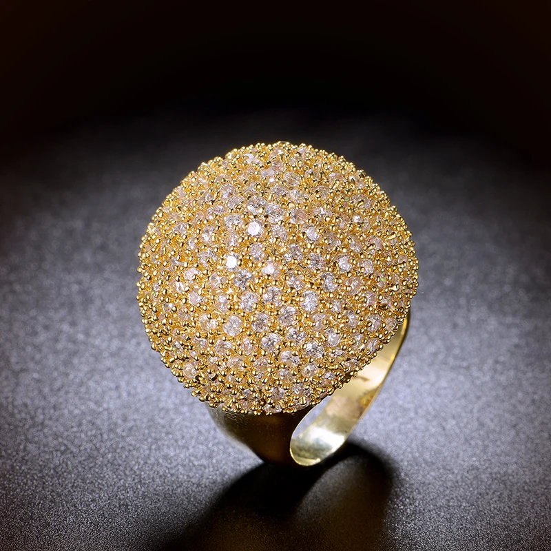 mytys 手工婚礼首饰白金立方氧化锆戒指 r1048