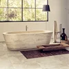 Wholesale natural marble stone soaking bath tub