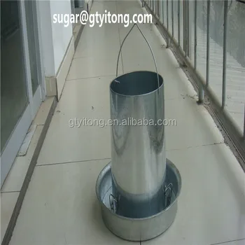 Galvanized Steel Hanging Chicken Feeder Buy Automatic Feeder