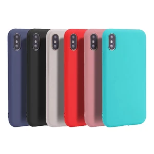 Slim Fit Silicone Soft TPU Gel Rubber Mobile Phone Case Cover for iphone X