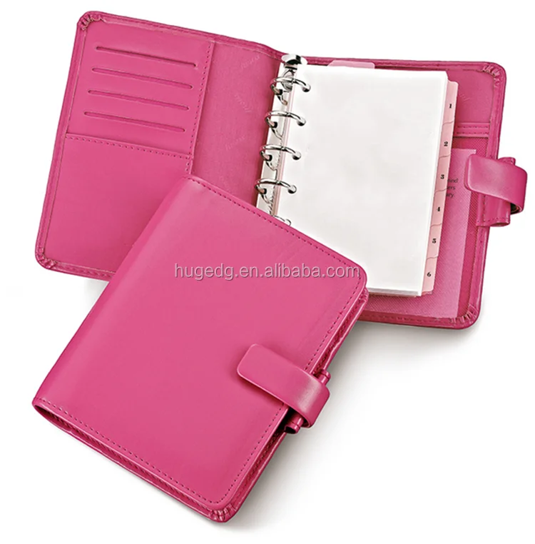 6 Round Ring A5 Purple Binder Button Flat Planner With 2020 2021 2022 Calendar/monthly Weekly