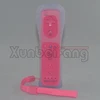 For wii remote controller and nunchuk combo with MotionPlus + Silicone Case+Wrist Strap for wii controller/usb joystick for wii