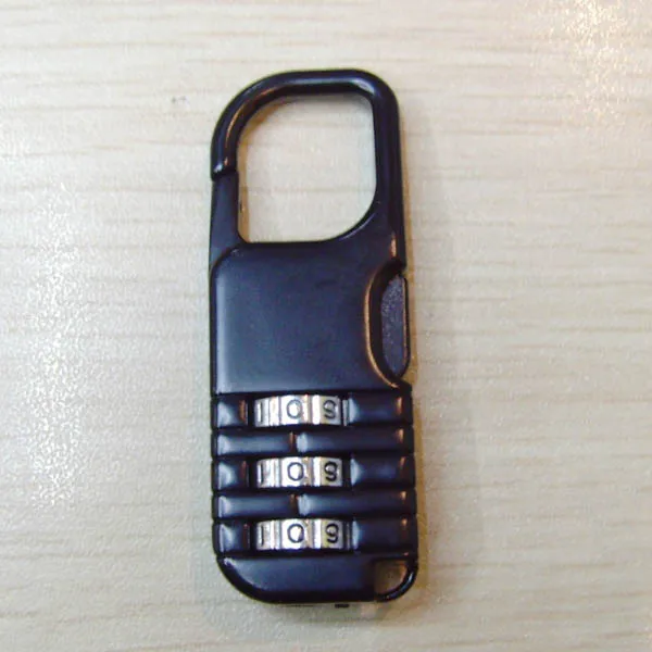 Ch07d 3 Digits Colored Number Briefcase Reset Combination Zipper Lock