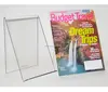 acrylic menu clip holder clear acrylic menu holder table tent triangle menu sign holder