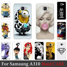 For Samsung Galaxy A310 Case (2016 Edition A3) Hard Plastic Mobile Phone Case DIY Color Paitn Cellphone Bag Shell Shipping Free
