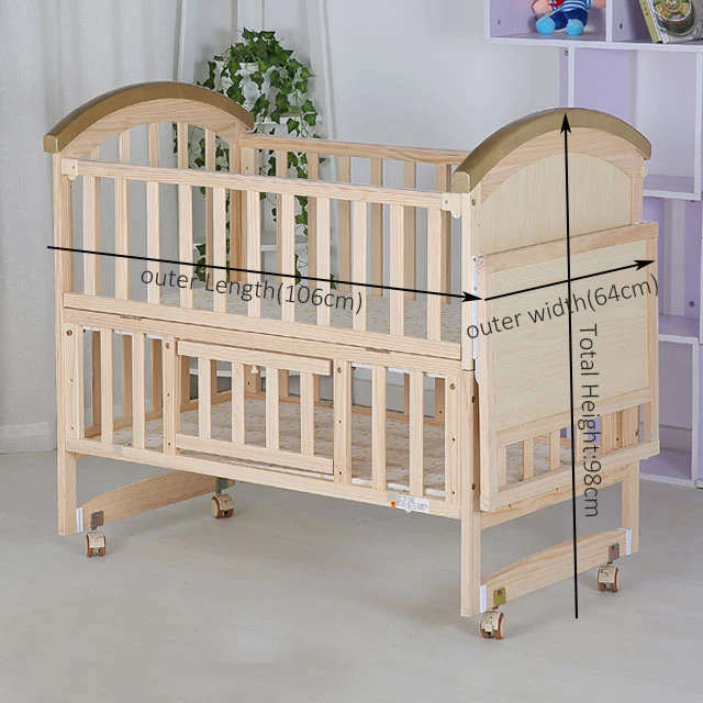 length of a cot bed