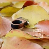 Nesson Secret wood forest log ring snow landscape handmade creative couple ring gift jz35