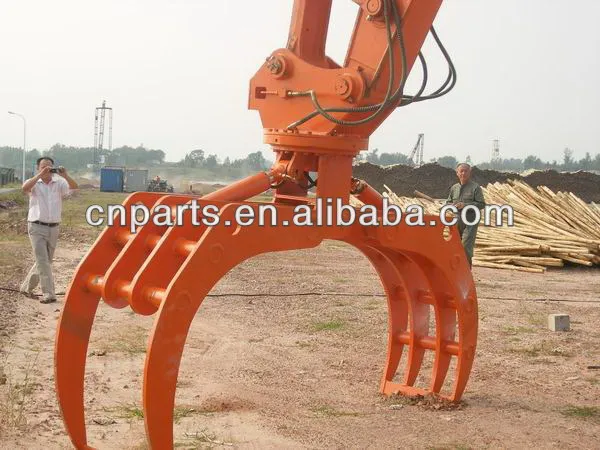 Excavator Attachments Hydraulic or Mechanical Excavator Grapple Metal / Wood / Log Grab