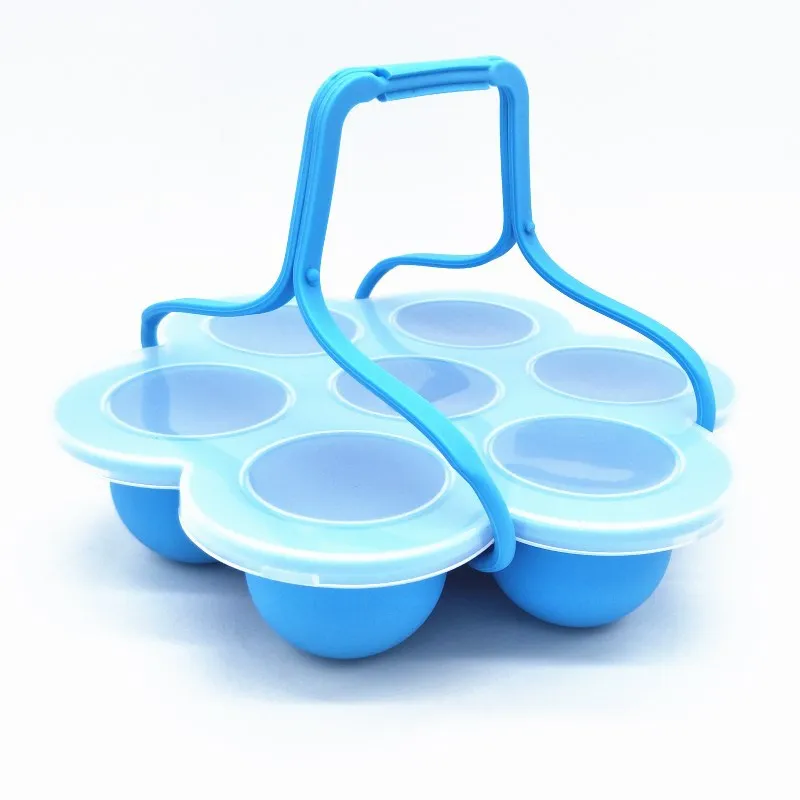 
Amazon Hot Sell 7 Holes Silicone Egg Bites Molds for 5/6/8qt Instant Pots 
