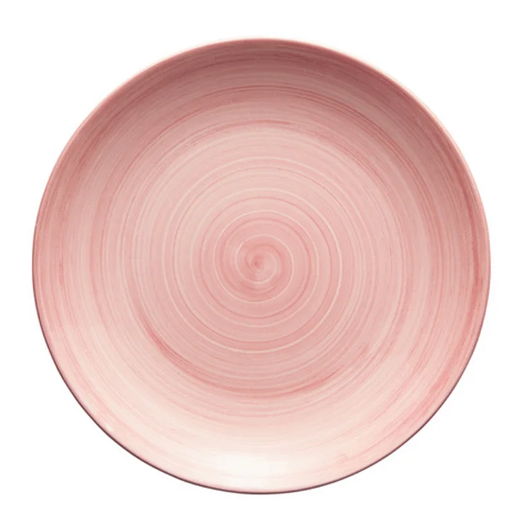 Personalized table food serving salad plate cheap  hotel porcelain dinner plates