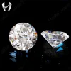 White round diamond cut white AAA cubic zirconia gems