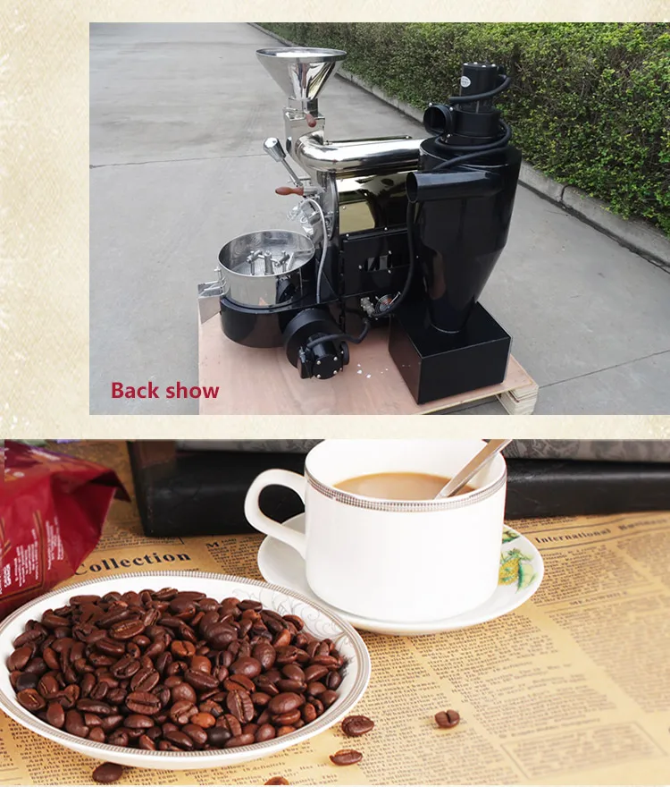 1.5kg Home Coffee Bean Roaster / Mini Coffee Bean Roasting Machine For