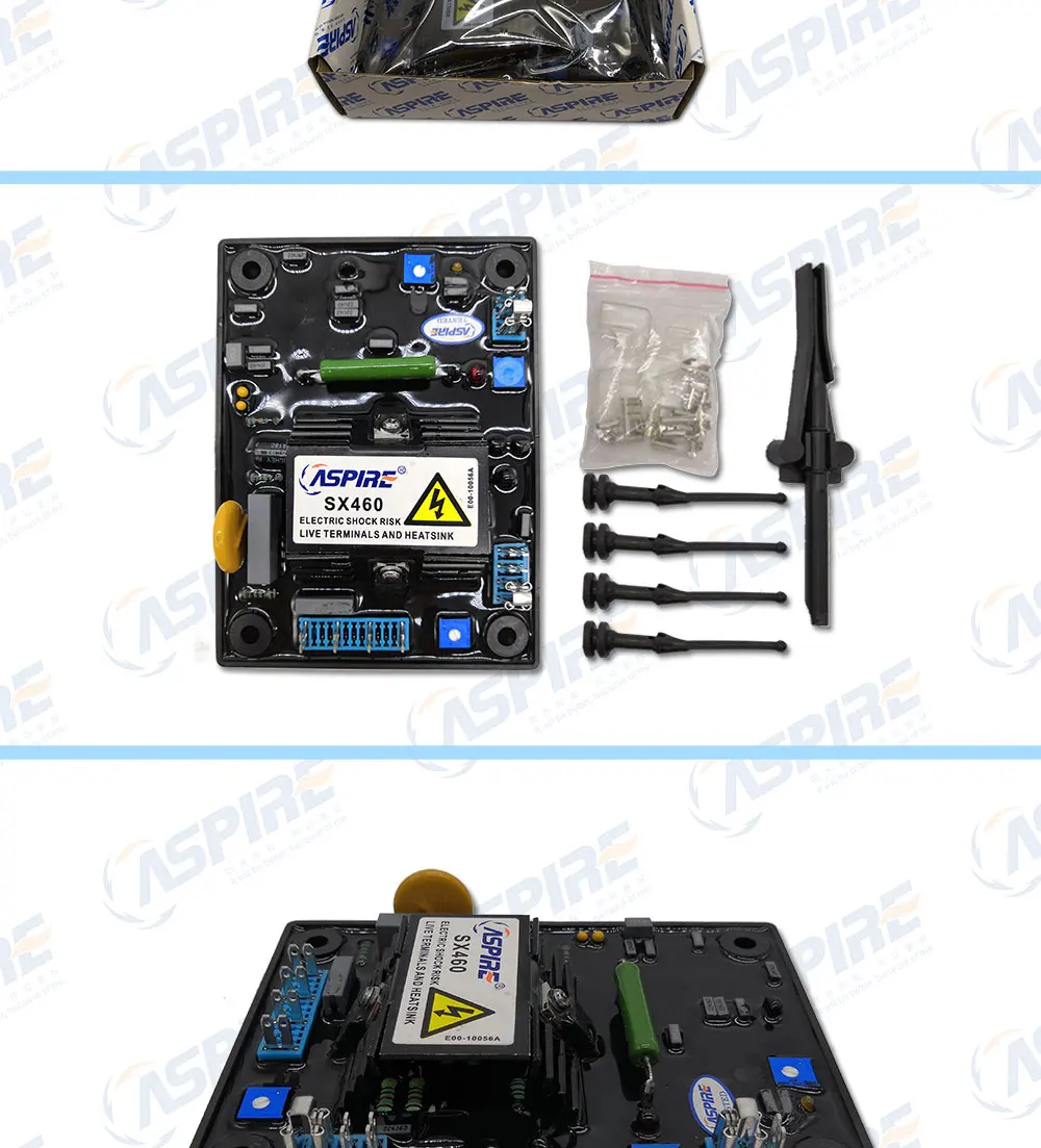 Nitrip SX460-A Repuestos del generador AVR monof/ásico del controlador del regulador de voltaje autom/ático