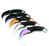 DHL Free Shipping Sample CSGO Rainbow Fade Claw Knife, Game CSGO Paw Knife,Karambit Knife