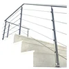 HDSAFE modern stair railing, indoor stair stainless steel balusters