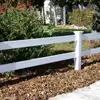 China Supplier pvc plastic horse race fence post and rail