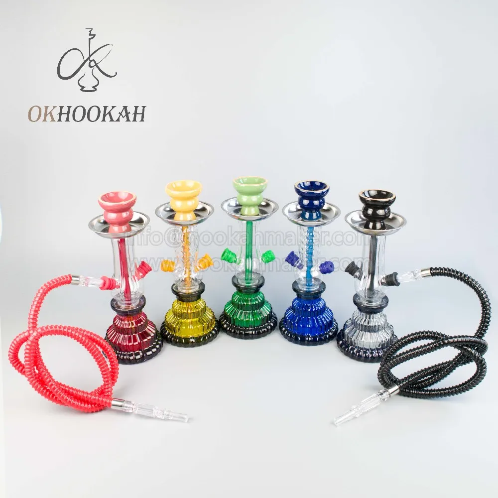 Portable Mini Size Glass Hookah Pocket Cheap Hookah Shisha With Ceramic