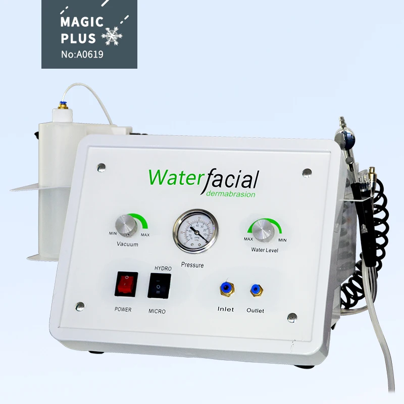

A0619 Beauty Machine Facial Pore Cleanser Hydro Dermabrasion Machine With Oxygen Jet, White