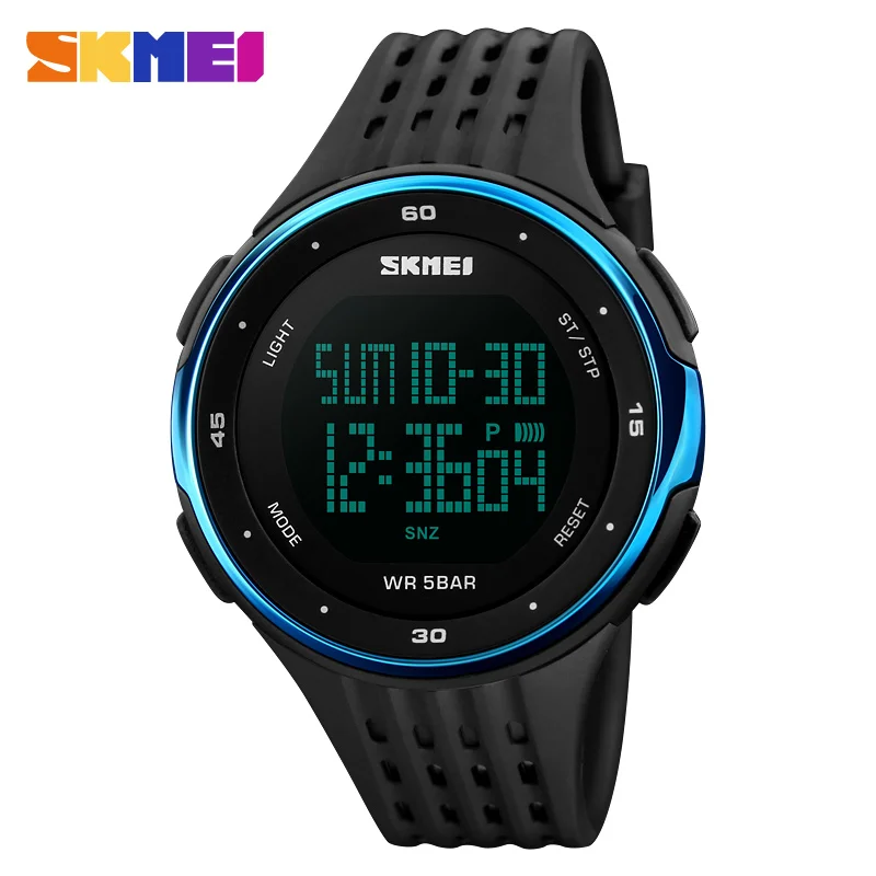 

Original wholesaler cheap sport fashion watch for men skmei branded digital wrist watch, Blue,black,green,golden,silver,yellow