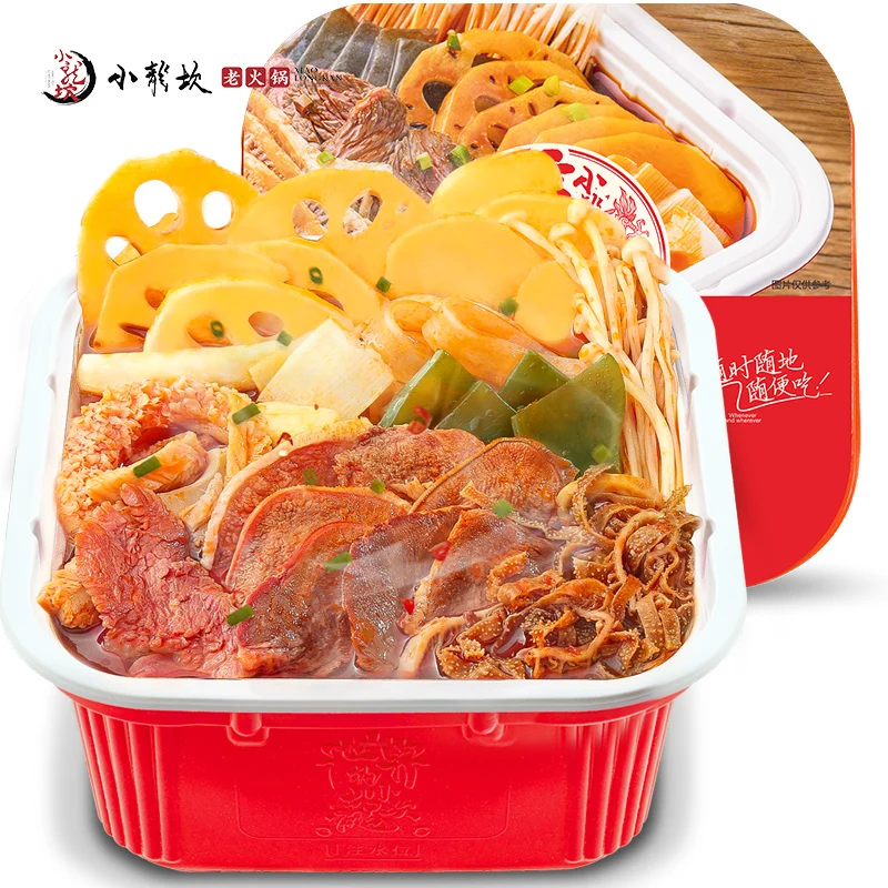 
Xiaolongkan Chinese Beef Offal Self Heating Convenient Instant Hot Pot 