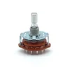 1 Pole 12 Position 20MM Plum Shaft RS25 Shaft Panel Mount 1P12T Band Rotary Switch Selector