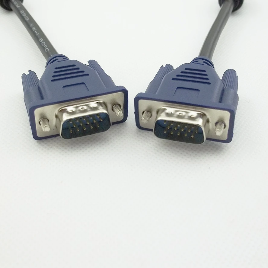 1080p 15 Pin D Sub 6 Ft Vga Cable For Monitor