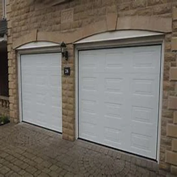 Sectional Folding Garage Door Wooden Grain Garage Doors With