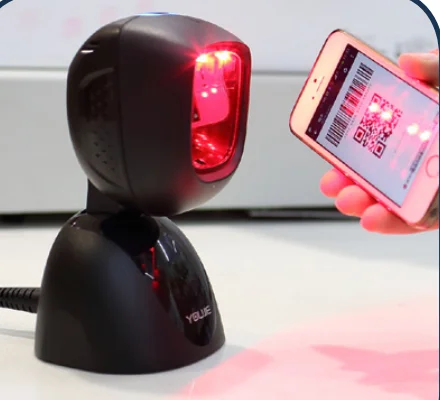 

YOUJIE HF600 qr code scanner usb, Black