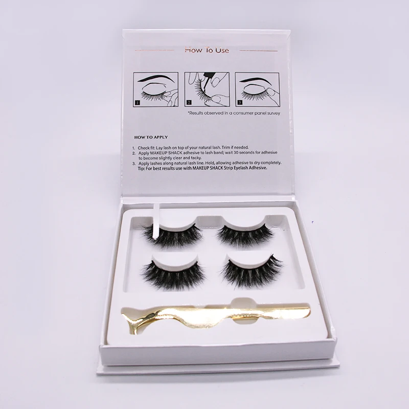 

wholesale false eyelashes 3d mink lashes and custom package