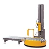 Full Automatical cut film stretch pallet wrapping machine /pallet wrapper with conveyor