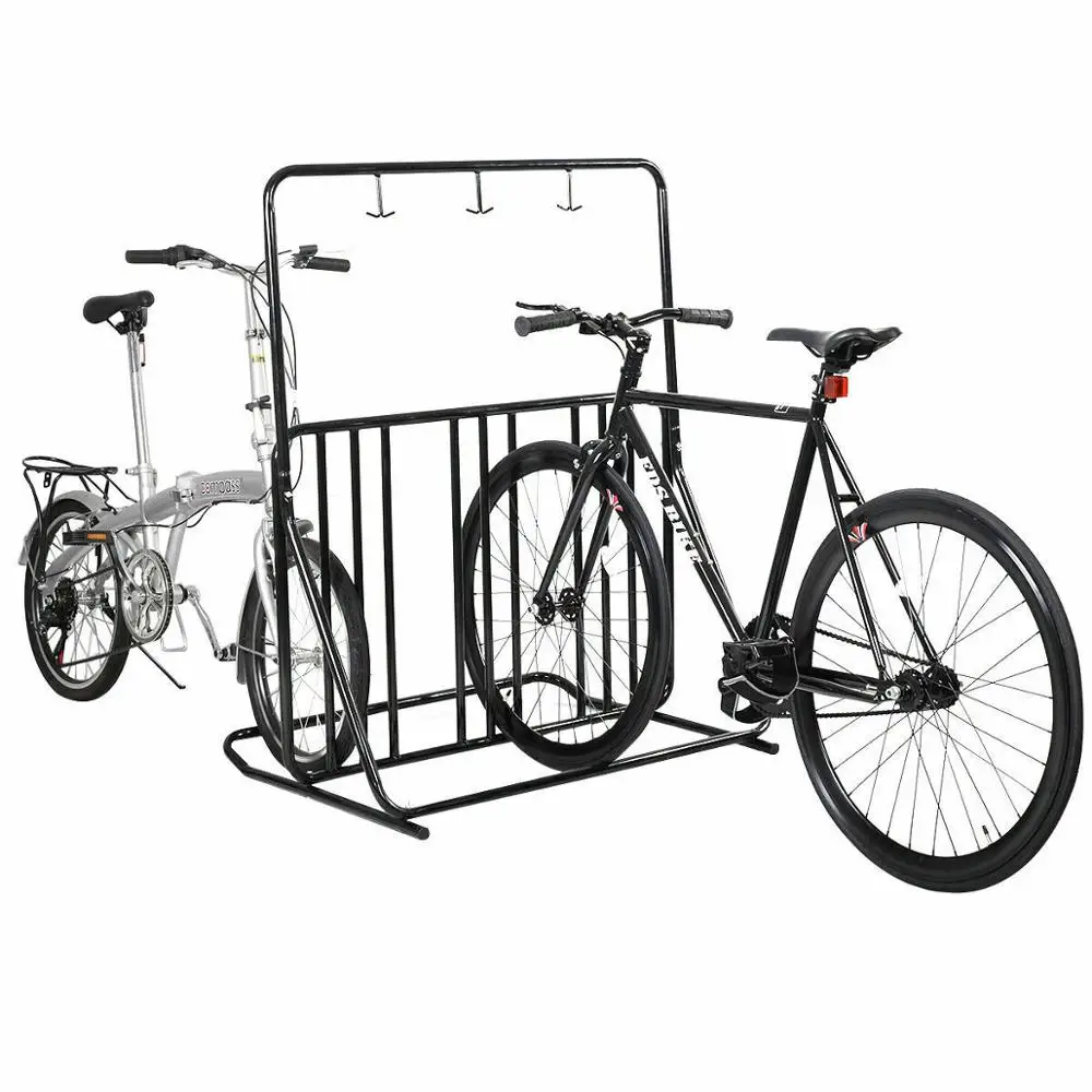 

Park 6 Bicycle Storage Stand bike display rack, Black