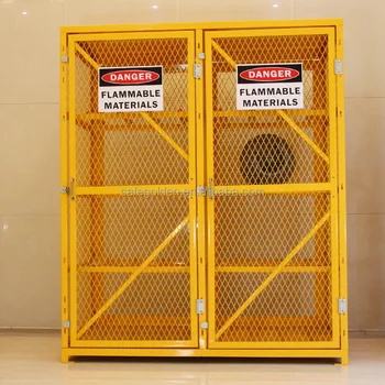 Compressed Gas Cylinder Safety Storage Cabinet Used In Industry