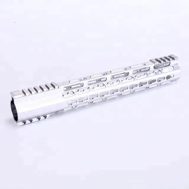 
AR15 RAW KEYMOD Free Floating Handguard Quad rail mount Barrel Nut 7' 10