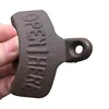 Vintage Rustic Iron OPENER Open Here Bottle Opener For Creative Design Wall Mounted Retro Beer Corkscrew