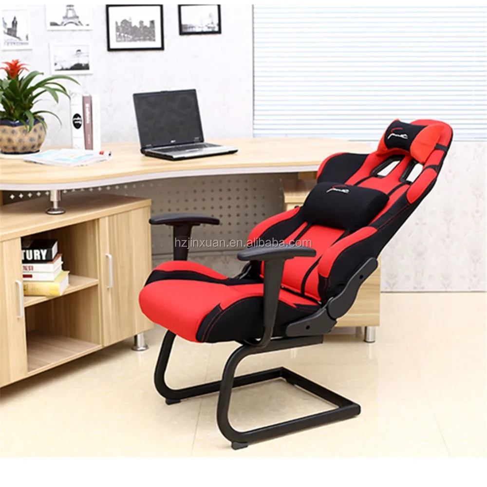 2021 New Design Yellow Black Ergonomic Swivel Gaming Chair Without