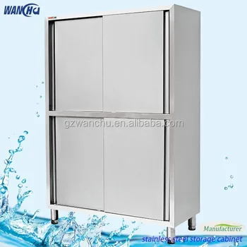 Manufacturer Commercial Kitchen Cabinet With Sliding Door In