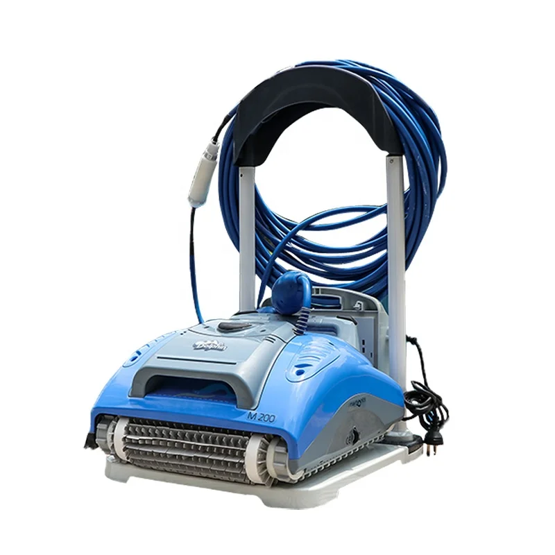 

Automatic Robotic Swimming Pool Vacuum Cleaner Equipment, Blue