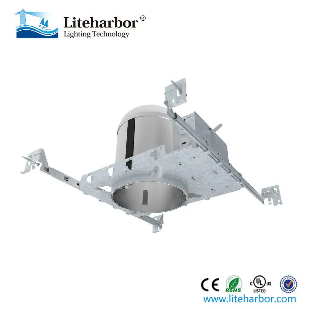 5 Inch IC Airtight New Construction E27 75W PAR30 Recessed Can Lighting Housing