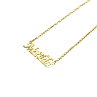 

Wholesale Jewelry Gold Custom stainless steel personalized name necklace