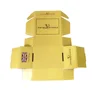 Yellow shoe clothes Cosmetic fashion element logo printing paper packaging box
