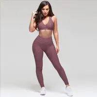 

Wholesale Women High Waist Yoga Leggings and Bras Sportswear