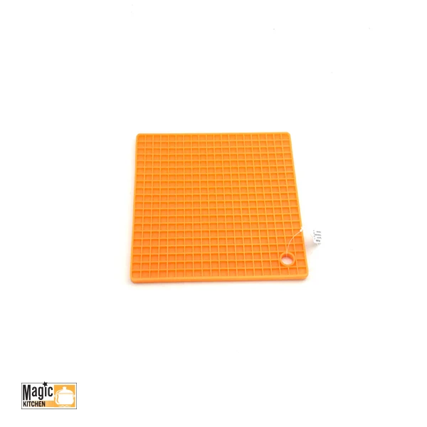 Square Silicone Pot Holders Heat Resistant Non-slip Insulation Durable Flextible Table Hot Pads