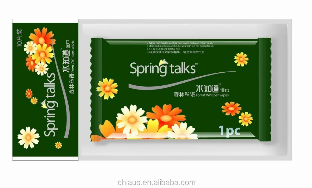 
Cheap super soft stock single pack wet wipes wholesale 