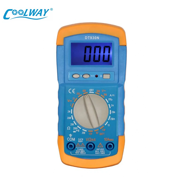 Hot Sale Low Price Portable Standard Digital Multimeter AC DC Voltage Diode Multitester Current Tester Luminous Display