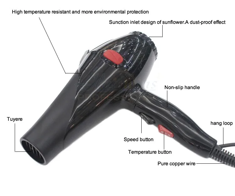 professional-blow-dryer-2200w-black-2-heat-speed-motor-hair-dryer-parts