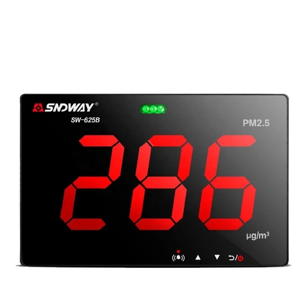 

air pollution monitoring instruments wall-mounted air quality monitoring equipment Laser Sensor pm2.5 meter