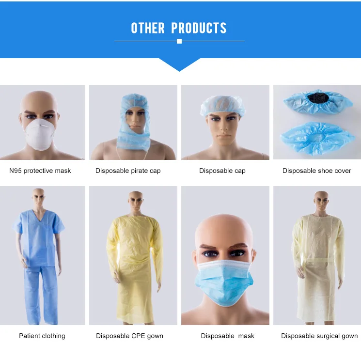 Surgical Gown Non Woven Disposable Sterile Gown SMS Surgical Gown