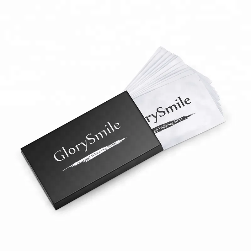 

All Natural Home Use Activated Charcoal Teeth Whitening Strips For Sensitive People