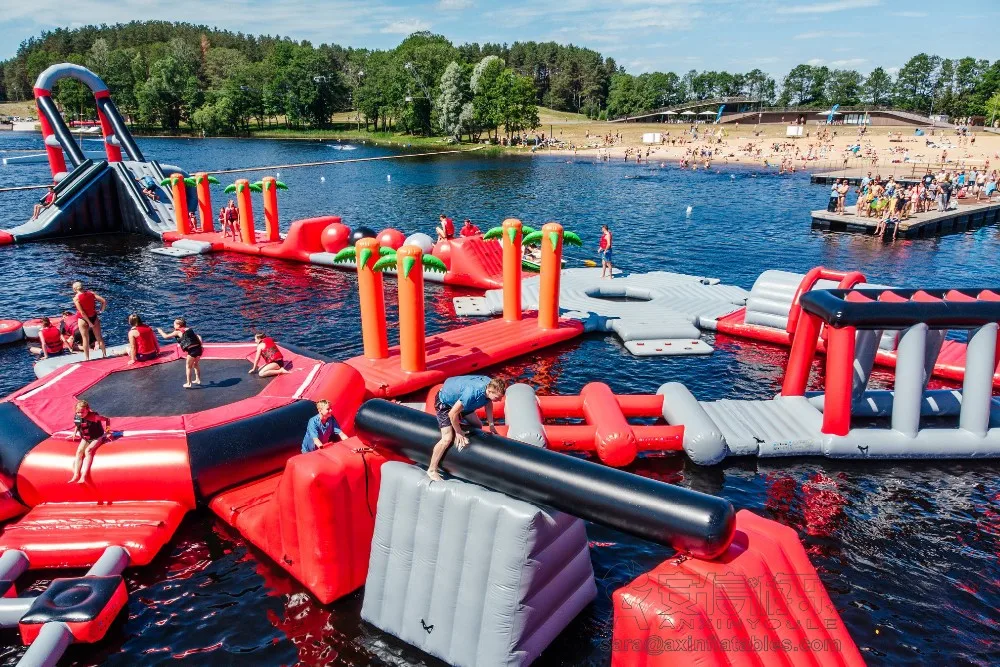 Inflatable Aqua Park Dubai Water Park Aquapark Floating Obstacle Course