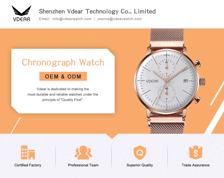 thin chronograph watch